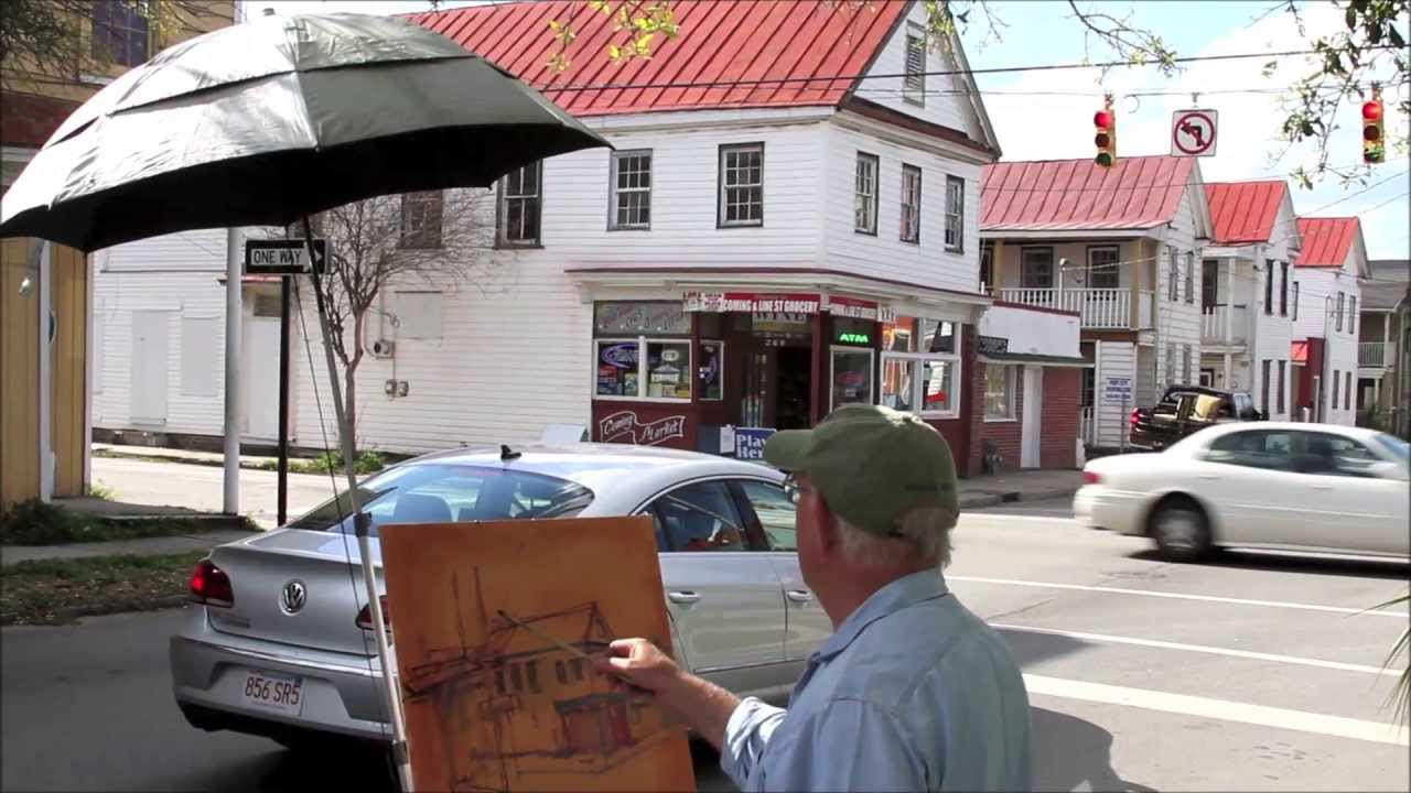 A Day in the Life of an American Painter Charleston YouTube