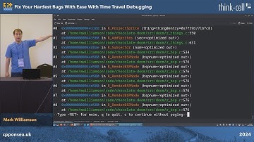 Time Travel Debugging - Debug Complex C++ Bugs With Software from Undo - Mark Williamson - 2024
