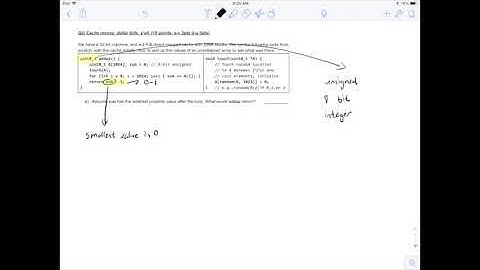 CS61C Fall 2018 Midterm Q3a