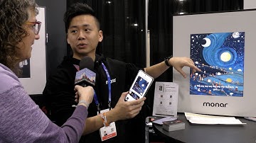 CES 2025: Monar Canvas Speaker Blends Art, Music, and Technology