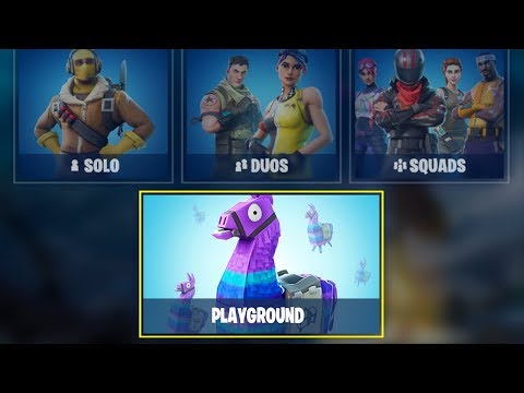 NEW FORTNITE UPDATE! NEW PLAYGROUND LTM GAMEMODE IN ...