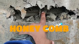 Honey combing in beam|| easy trick to repair.