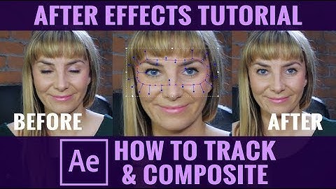 How To TRACK & COMPOSITE In After Effects CC