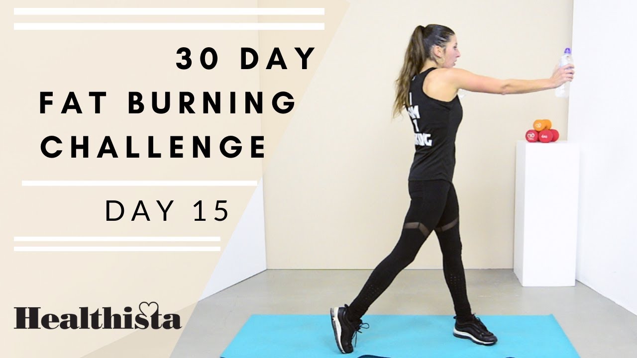 30 Day Fat Burning Home Workout challenge Day 15 YouTube