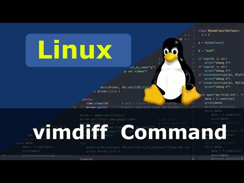 Linux Command - vimdiff