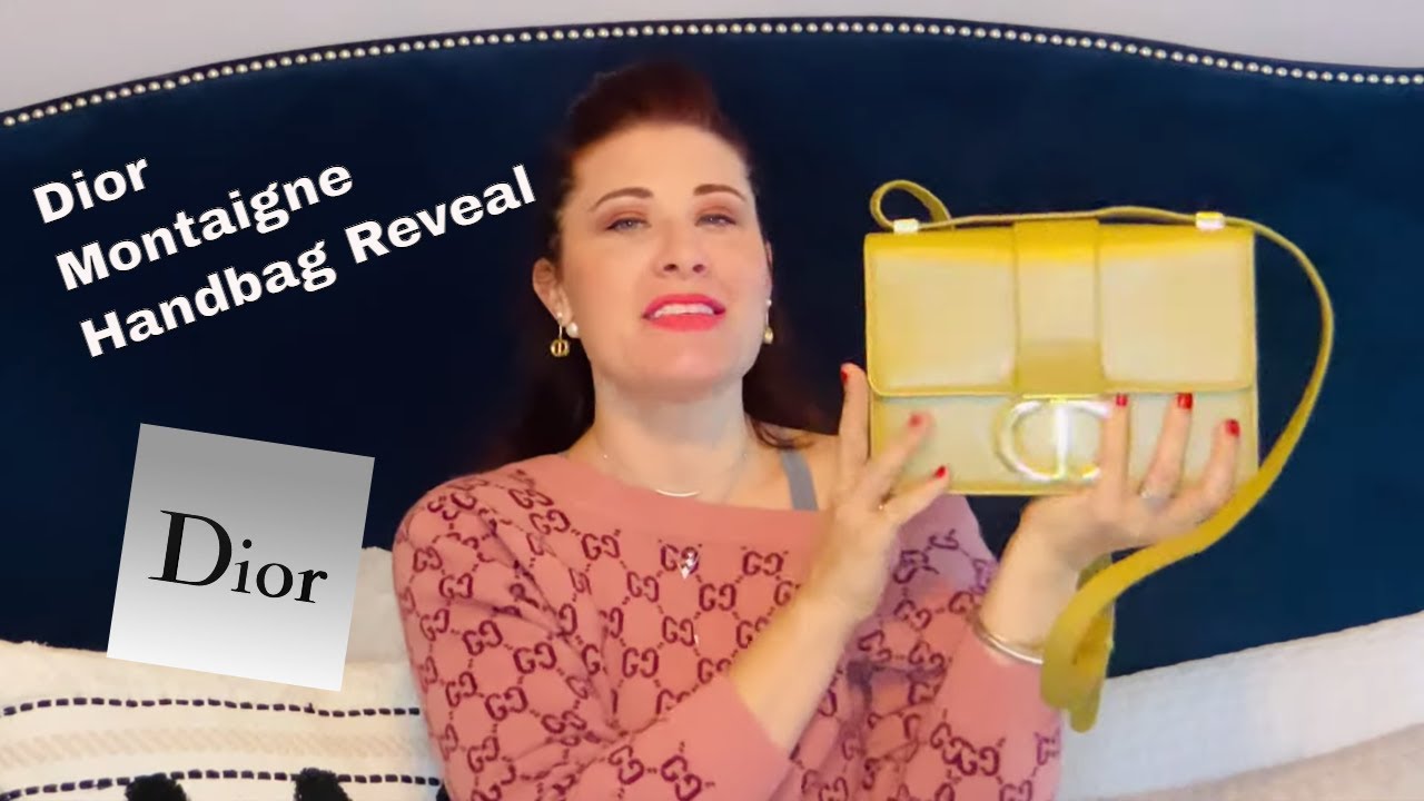 DIOR 30 Montaigne Chain Bag Unboxing  Blue Dior Oblique Jacquard 