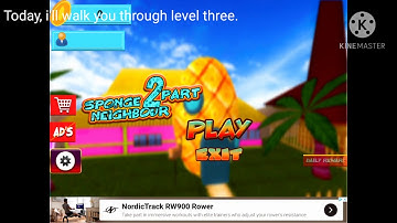 SPONGE FAMILY NEIGHBOR 2: SQUID ESCAPE 3D GAME | LEVEL 3 WALKTHROUGH