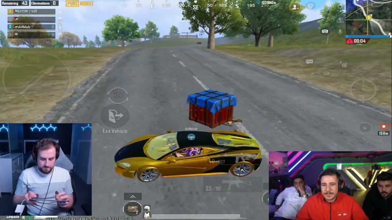 رايدن دبل فيسكام مع عبسي بالبطولة ورايدن يذكر عبسي بالسيف #pubgmobile