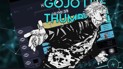 Thumbnail Like @GOJO On Mobile📲 - Alight Motion Tutorial - "FREE PRESET"🖤