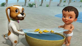 கடலிலே வலைவீசு | Tamil Rhymes for Children | Infobells