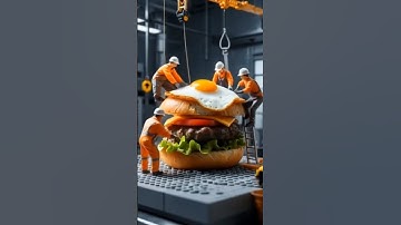 Mini Workers Build a Giant Sandwich 🍳🥪 | Ultra Realistic Animation