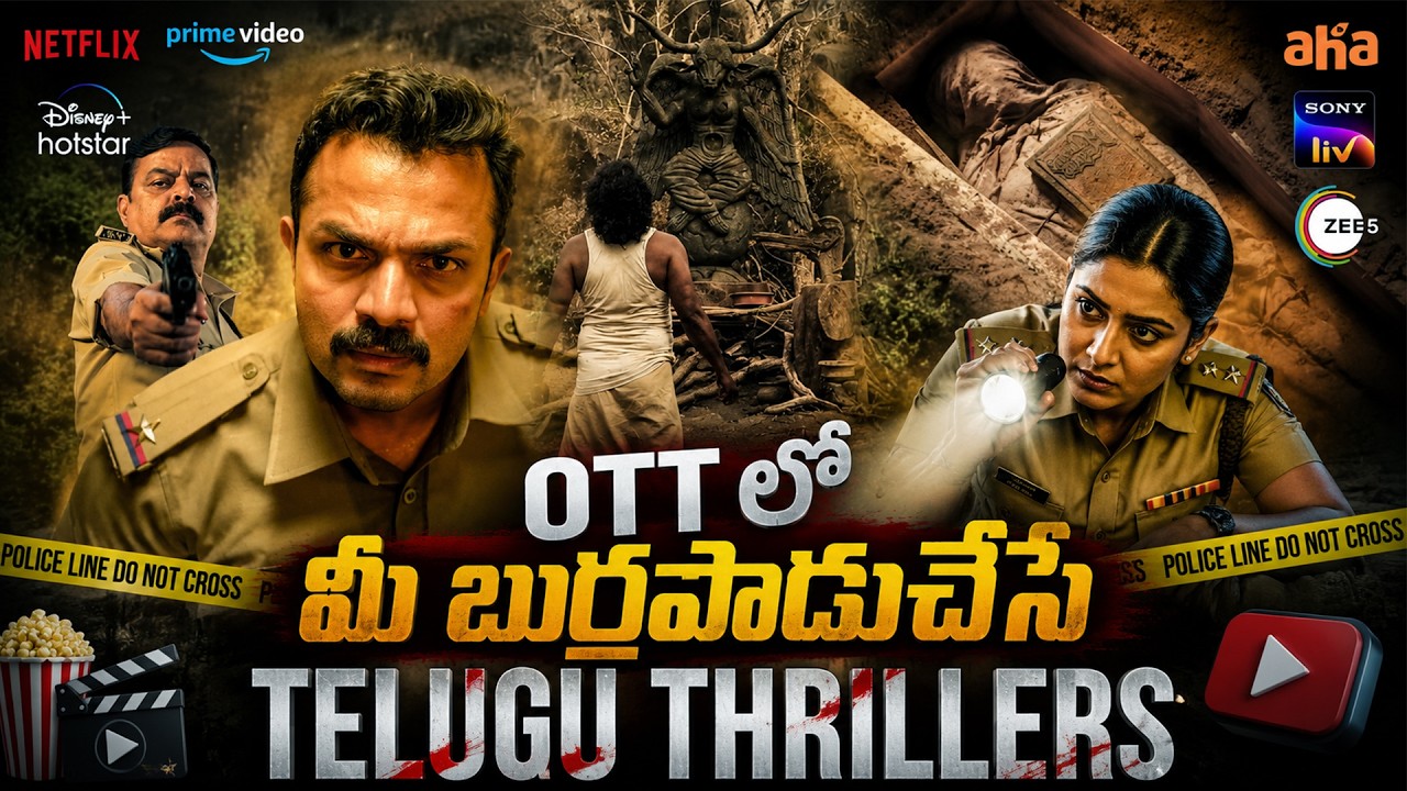TOP 7 Best Latest OTT Thrillers in Telugu | Top Best Telugu Movies & Series in OTT | అన్ని తెలుగ