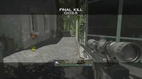 360 Snip Quick Scope Call of Duty MW3 S&D