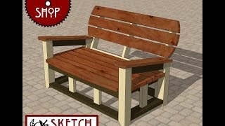 Chief's Shop Sketch of the Day: Sunset Bench