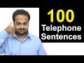 Learn Telephone English - 100 Sentences You Can Use on the Phone | How to Talk on the Phone