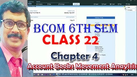 B.Com 3rd year 6th semester Computer Application In Business Class 22 #cab #CAIB #bcom #tally