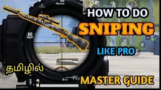 HOW TO DO SNIPING LIKE PRO PUBG MOBILE I TAMIL