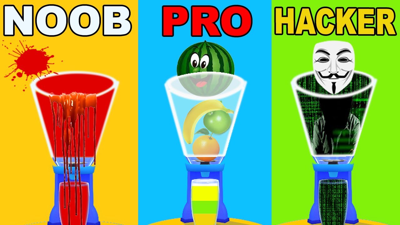 NOOB vs PRO vs HACKER - Blend It 3D 