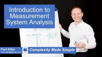 Introduction to Measurement System Analysis - a 6 Sigma workshop