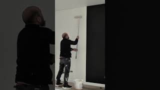 Wallpaper transformation step by step#wallpaper #beforeafter #renovation #diy #hometransform