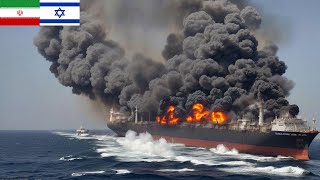 THOUSANDS OF TONS OF IRANIAN OIL SINKING! US B52 bombers hit Oil Tankers in the Red Sea!