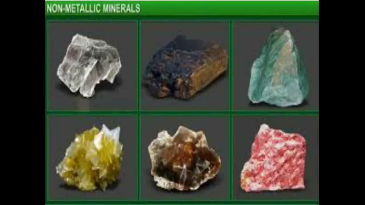 Металлы и их минералы примеры