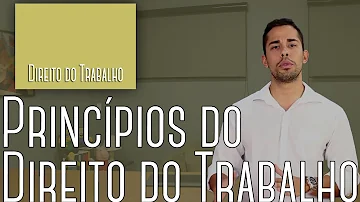 Quais são os princípios do trabalho?