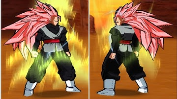 New goku black ssj rose full power texture mod for dbz shin budokai 2