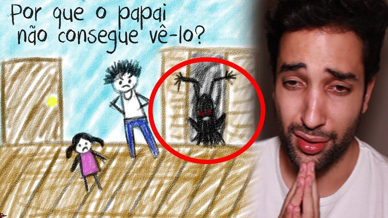 OS DESENHOS MAIS ASSUSTADORES FEITO POR CRIANÇAS