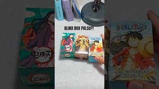 UNBOXING BLIND BOX PALSU?! 😱 #unboxingvideo #blindbox #anime #naruto #onepiece #demonslayer #fyp