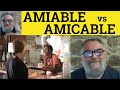 Ref:fkqaEa6WWco   amiable vs amicable meaning - amicable or amiable defined - amiable and amicable amiable amicable