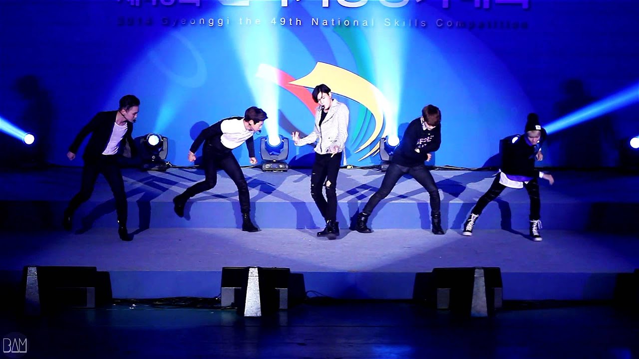 141006 [FANCAM] 전국기능대회 개회식 축하공연_SHINee Sherlock