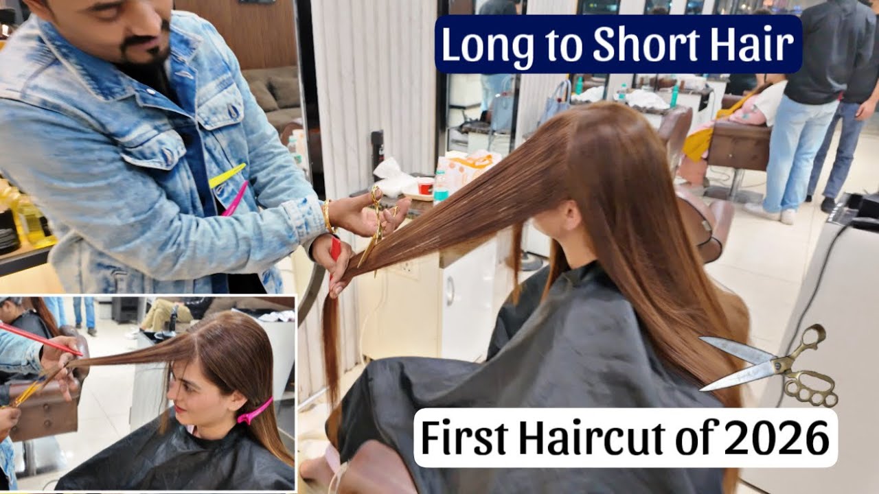 От длинных волос к коротким | Первая стрижка 2026 года | Шилпа Чаудхари