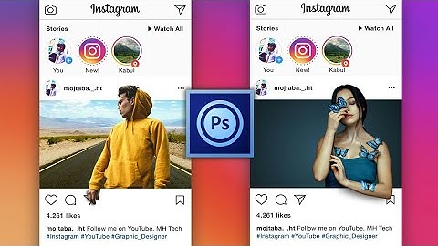 PS Touch Tutorial - 3D Instagram Photo Frame Effect on PS Touch | Android/IOS