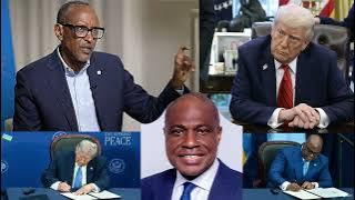 Bati H.E Kagame yashutse Tshisekedi amutega umutego wamasezerano ua USA,Dore Video Trump abivugaho