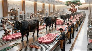 Inside The World’s Most Advanced Wagyu Factory 🏭🥩  Full Industrial Documentary
