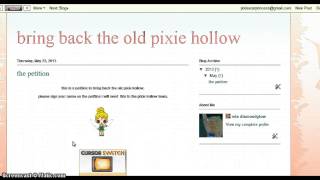 bring back the old pixie hollow