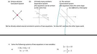 Math 111 - Solving Systems Algebraically (Part 5) Net Worth