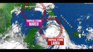 Live: Tropical Storm Laura, Hurricane Marco