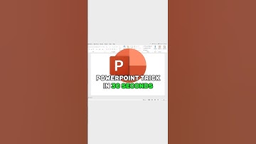 PowerPoint Trick in 30 seconds! #powerpointpresenation #powerpoint #tutorial