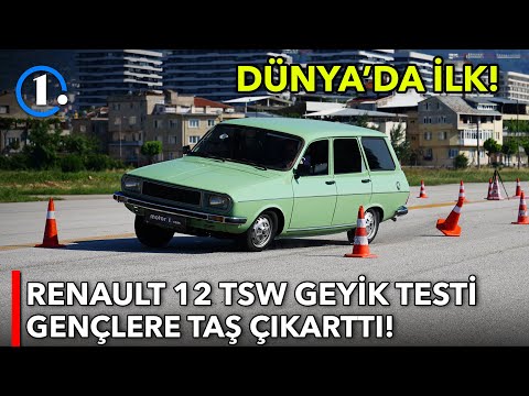 DÜNYA'DA İLK! | Renault 12 TSW Geyik Testi | Gençlere Taş Çıkarttı