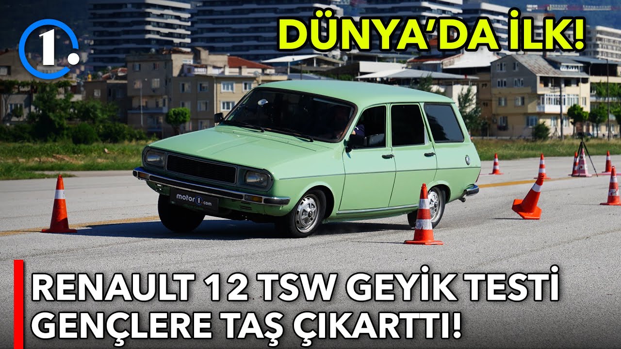 DÜNYA'DA İLK! | Renault 12 TSW Geyik Testi | Gençlere Taş Çıkarttı