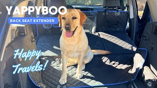 Ultimate Dog Car Seat: Yappyboo Backseat Extender & Hammock – Perfect Pet Cover for Trucks and Cars!