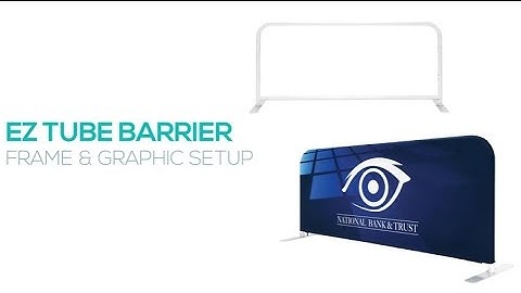 EZ Tube Barrier - GLM Displays