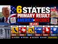 2026 U S PRIMARY RESULTS LIVE Trump Lost IOWA 6 States Primary Results Republicans Vs Democrats 