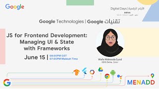 JS for Frontend Development: Managing UI & State with Frameworks (Wafa Waheeda)