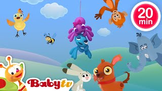 Mini Minnacık Örümcek 🕷️ + Daha Fazla Çocuk Şarkısı 🎵 | Çocuklar İçin Hayvan Şarkıları @BabyTVTR