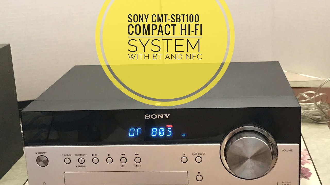 Sony CMT-SBT100 Compact Hi-Fi System (video 53)