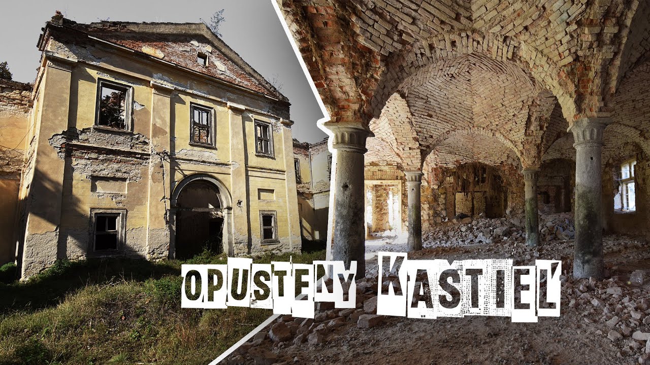 Opustený kaštieľ s divným parkom