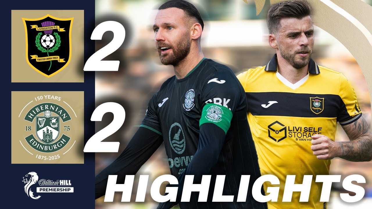 Livingston 2-2 Hibernian | HIGHLIGHTS | William Hill Premiership